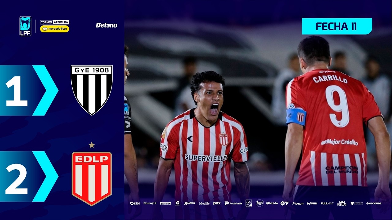 Video: GIMNASIA DE MENDOZA 1 – 2 ESTUDIANTES | Resumen del partido | #TorneoMercadoLibre 2026 🏆