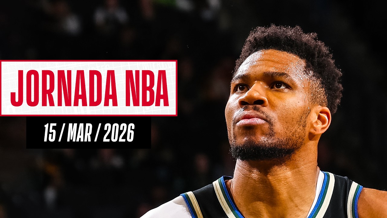 Video: ¡GIANNIS DOMINA la pintura en noche espectacular! | Resultados Jornada NBA (15/mar/2026)