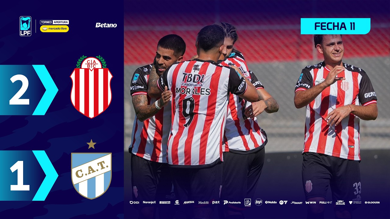 Video: BARRACAS CENTRAL 2 – 1 ATLÉTICO TUCUMÁN | Resumen del partido | #TorneoMercadoLibre 2026 🏆