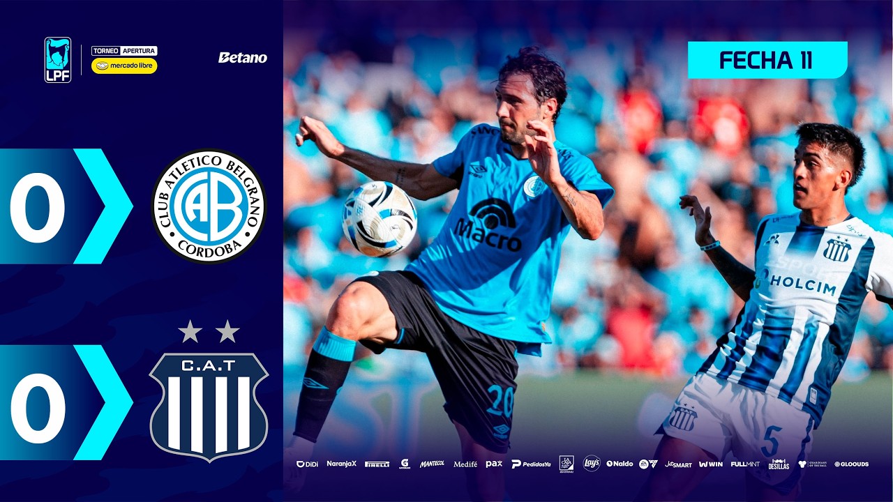 Video: BELGRANO 0 – 0 TALLERES | Resumen del partido | #TorneoMercadoLibre 2026 🏆