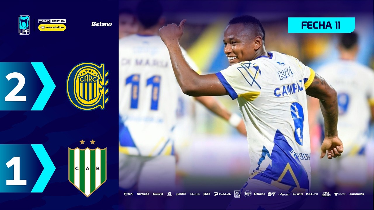 Video: ROSARIO CENTRAL 2 – 1 BANFIELD | Resumen del partido | #TorneoMercadoLibre 2026 🏆