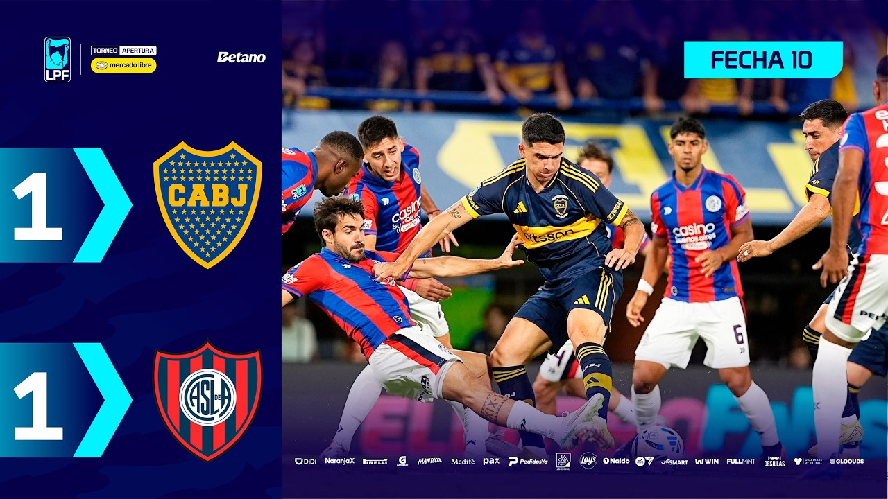 Video: BOCA 1 – 1 SAN LORENZO | Resumen del partido | #TorneoMercadoLibre 2026 🏆
