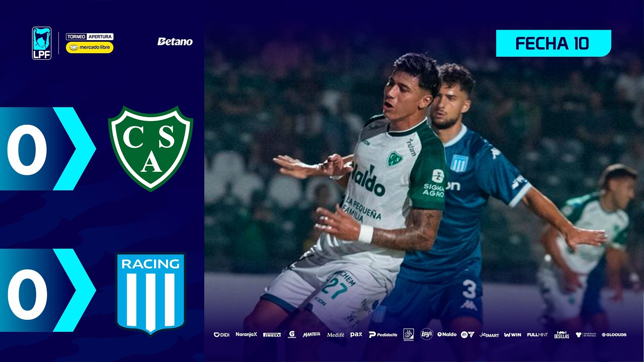 Video: SARMIENTO 0 – 0 RACING | Resumen del partido | #TorneoMercadoLibre 2026 🏆