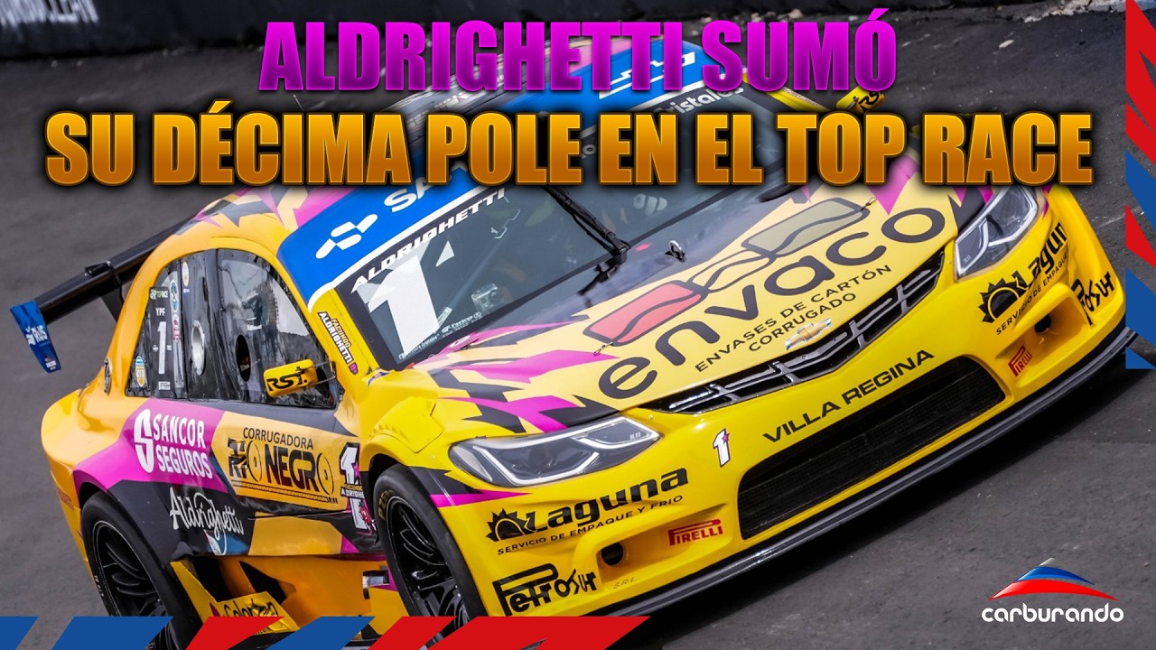 Video: Top Race | Aldrighetti marcó el ritmo y logró la «pole» en el callejero