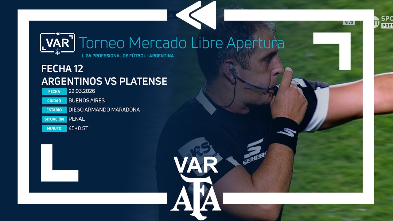 Video: VAR 2026 | #TorneoMercadoLibre 2026 | Fecha 12 | ARGENTINOS – PLATENSE