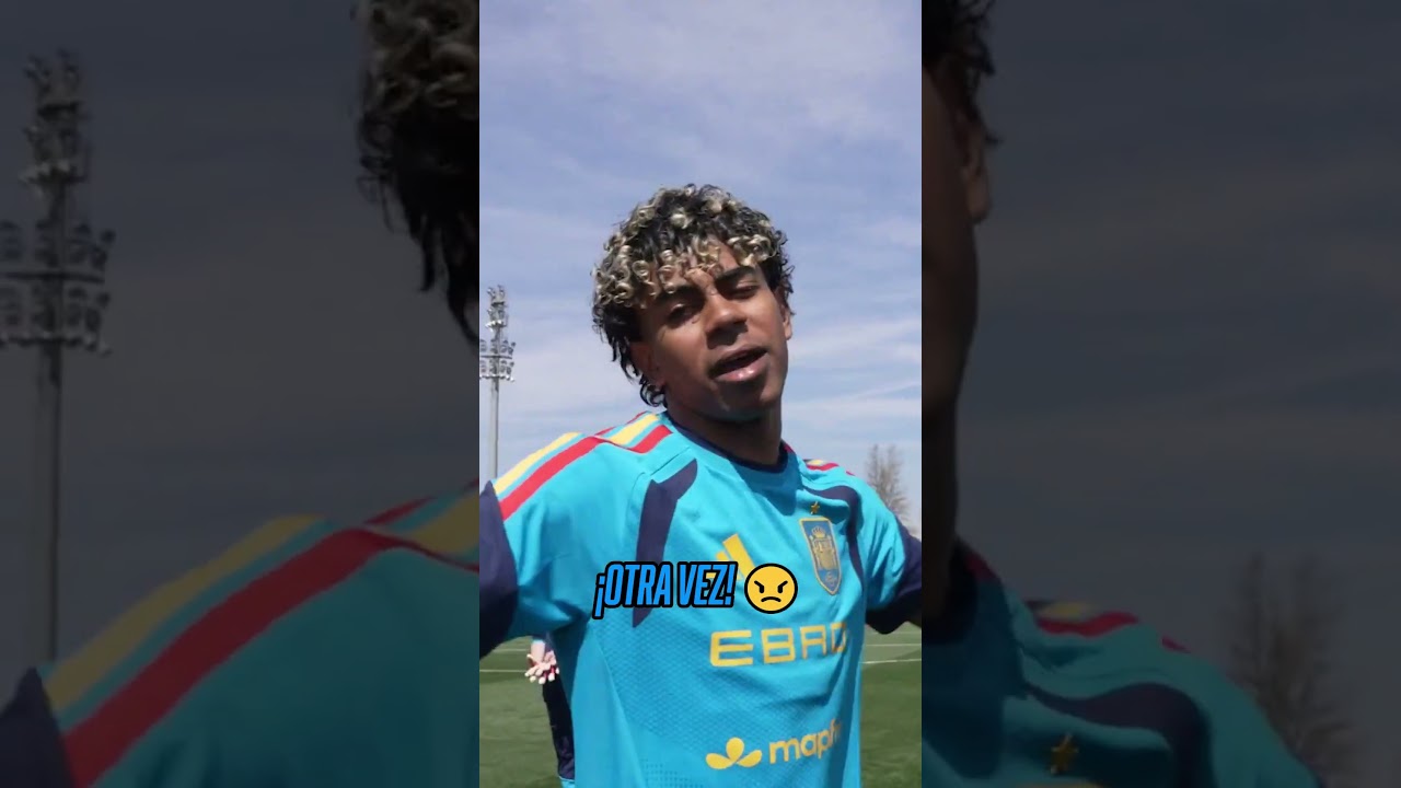 Video: LAMINE YAMAL, 100% COMPETITIVO EN EL ENTRENAMIENTO DE ESPAÑA | #Shorts
