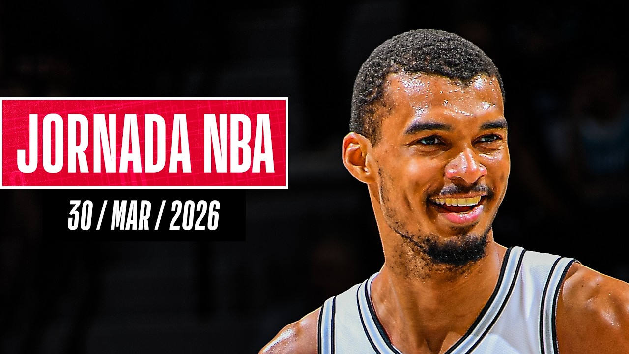 Video: Victor Wembanyama lidera a SPURS a su 9na victoria seguida| Resultados Jornada NBA (30/mar/2026)