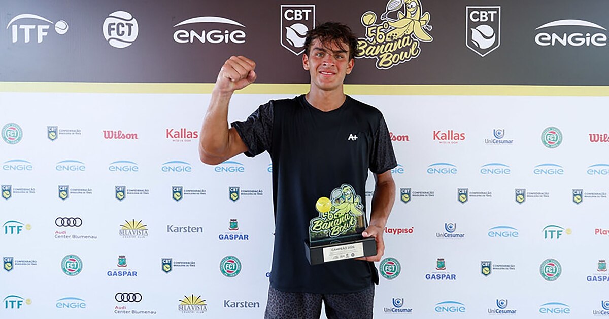 Dante Pagani, la nueva joya del tenis argentino, ganó el Banana Bowl en Brasil y va por más: “Ahora quiero un Grand Slam”
