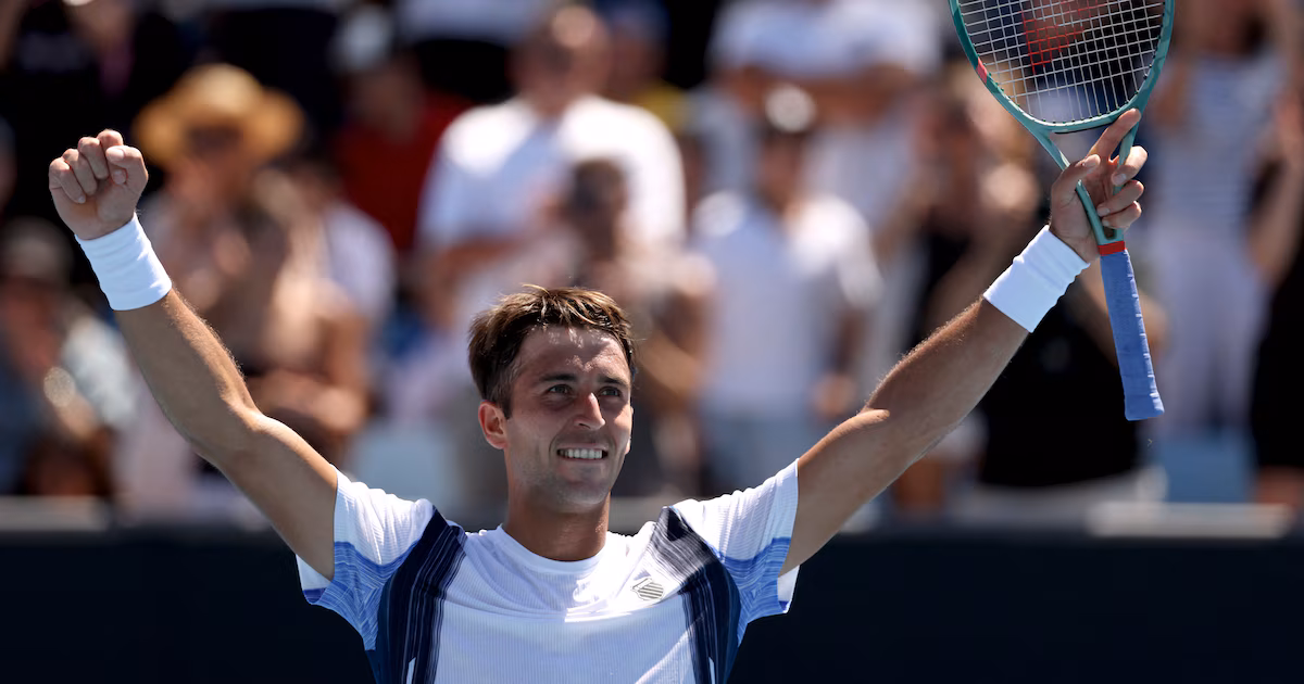 Tomás Etcheverry dio el primer paso en el Masters 1000 de Miami y ahora va contra una de las joyas españolas