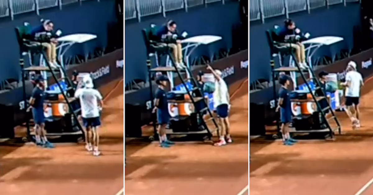Un tenista argentino recibió un gesto de un espectador y luego discutió con la jueza de silla: “Sacalo”