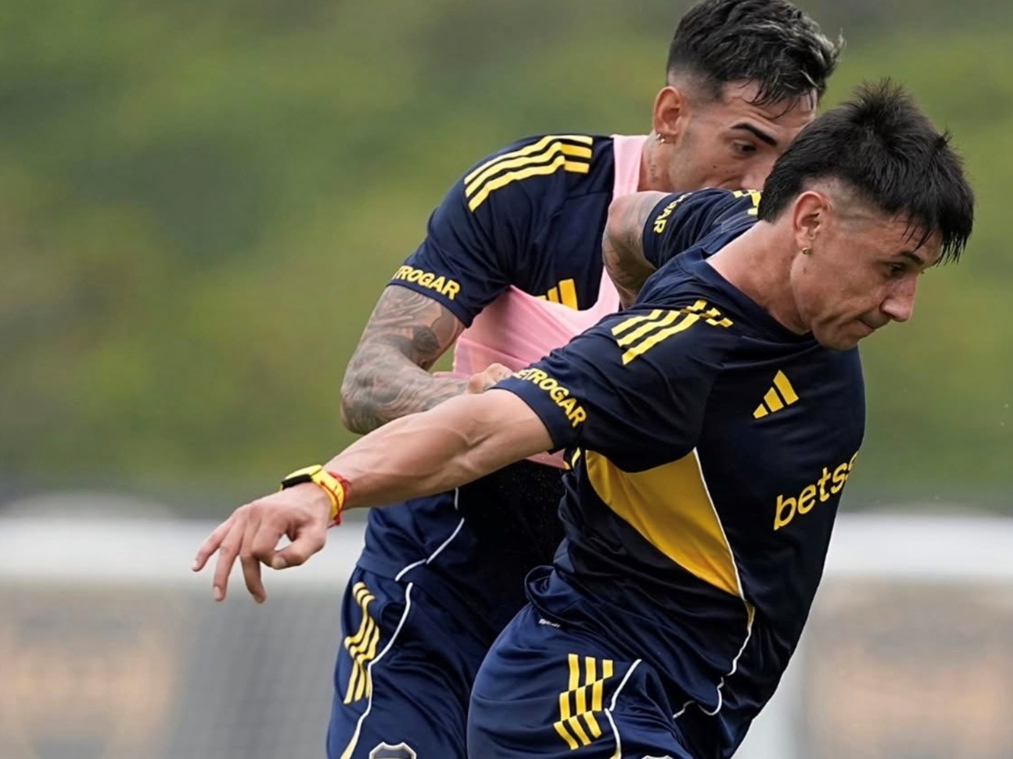 Las pruebas de Ubeda en el equipo antes de una seguidilla clave para Boca