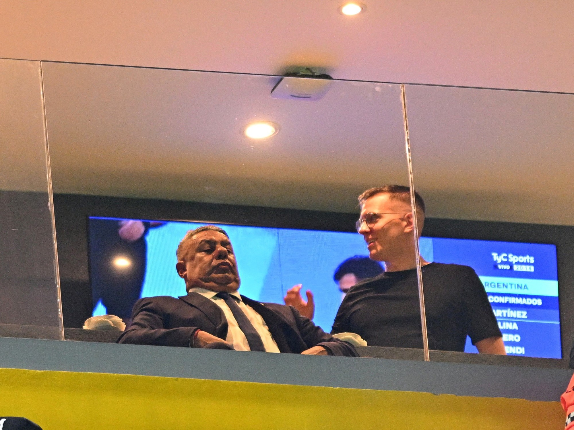 Después del procesamiento de la Justicia, Tapia asistió a la Bombonera para Argentina vs. Zambia