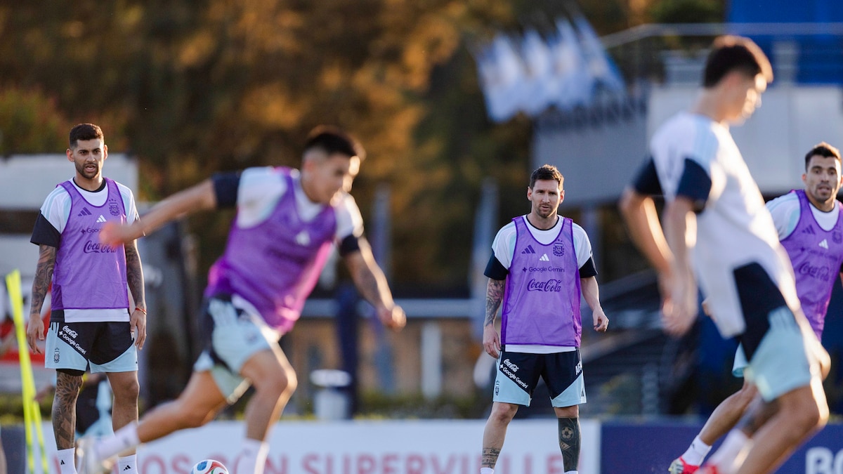 Selección en Ezeiza. Un posible equipo titular y otro clima: sin perder la buena sintonía, hay competencia por quedar en la lista