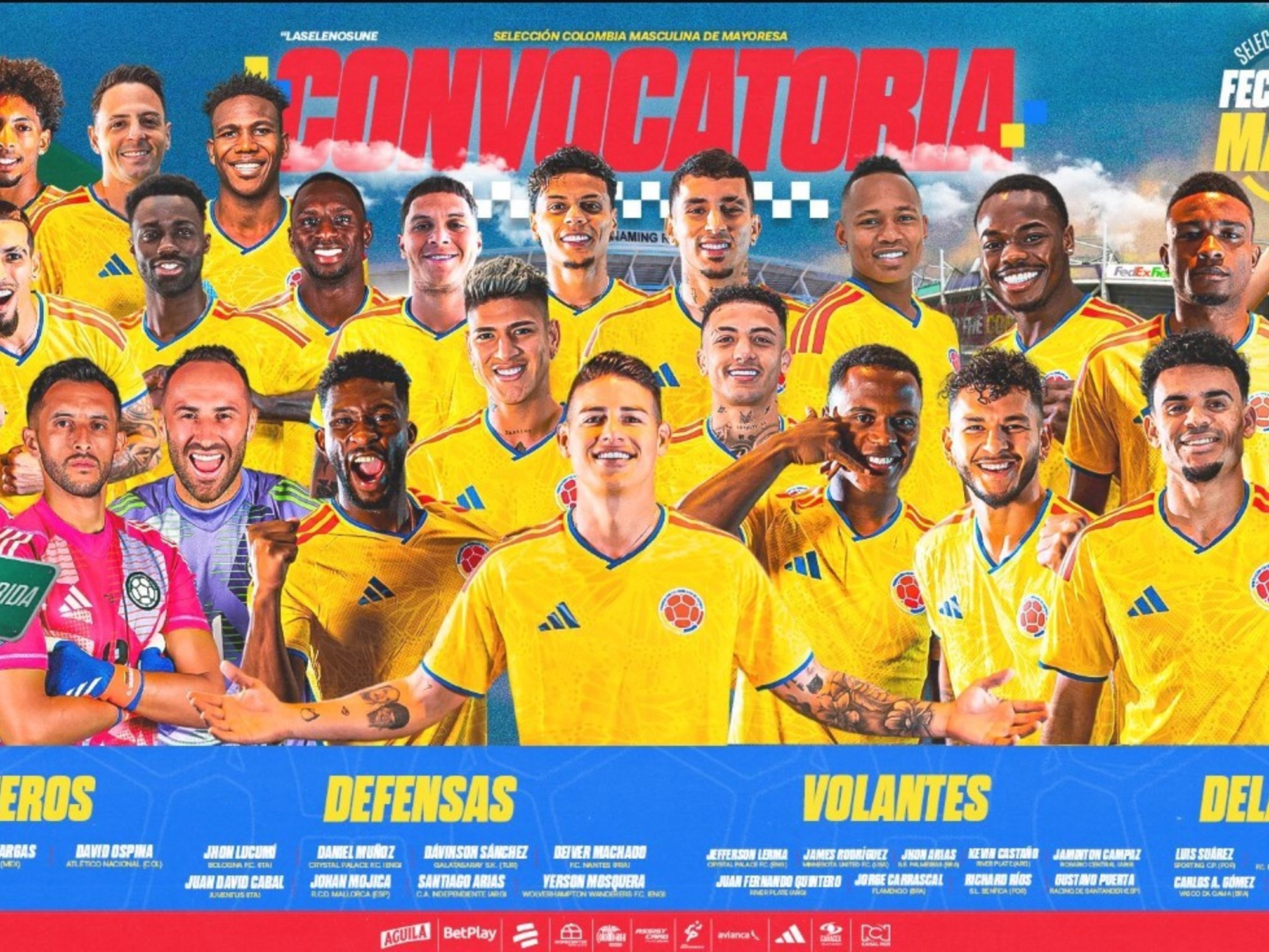 Atento, Chacho: Quintero y Castaño, convocados por Colombia