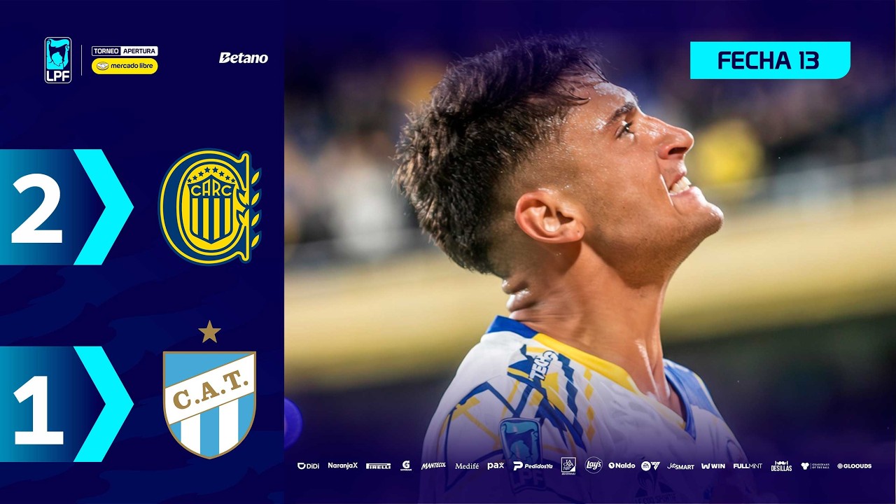Video: ROSARIO CENTRAL 2 – 1 ATLÉTICO TUCUMÁN | Resumen del partido | #TorneoMercadoLibre 2026 🏆