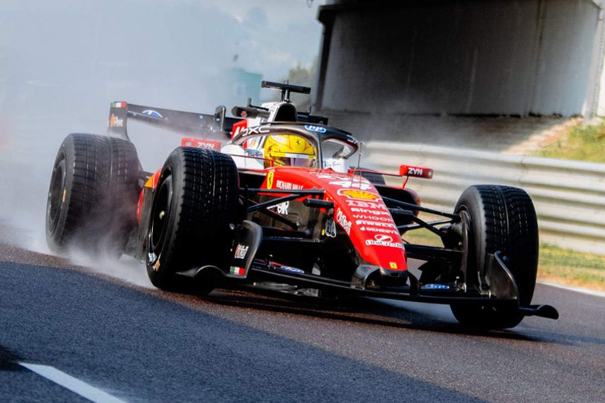 Hamilton continúa en Fiorano en las pruebas de Pirelli con los neumáticos de lluvia