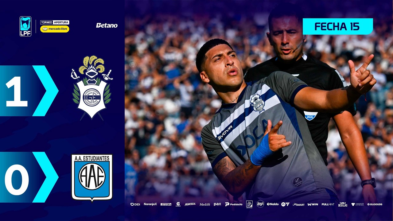 Video: GIMNASIA LP 1 – 0 ESTUDIANTES RC | Resumen del partido | #TorneoMercadoLibre 2026 🏆