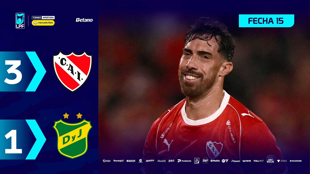 Video: INDEPENDIENTE 3 – 1 DEFENSA Y JUSTICIA | Resumen del partido | #TorneoMercadoLibre 2026 🏆