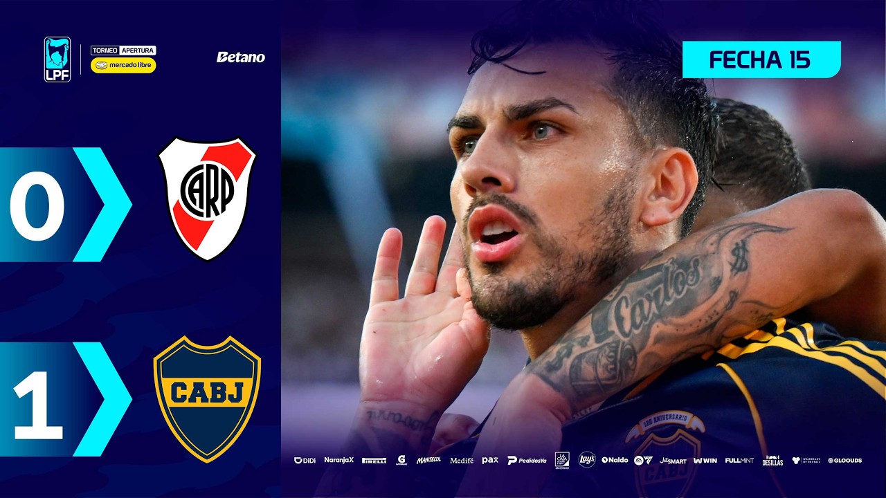 Video: RIVER 0 – 1 BOCA | Resumen del partido | #TorneoMercadoLibre 2026 🏆
