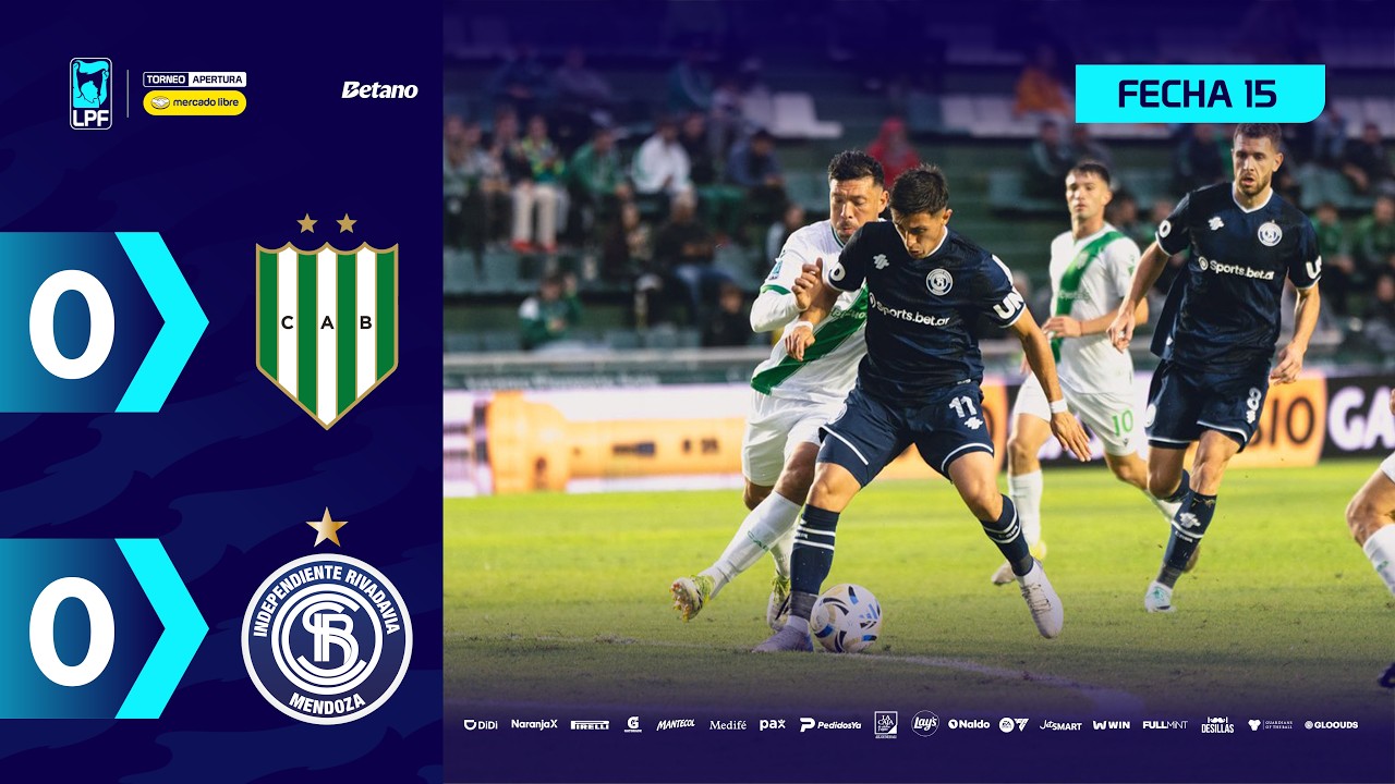 Video: BANFIELD 0 – 0 IND. RIVADAVIA MZA. | Resumen del partido | #TorneoMercadoLibre 2026 🏆
