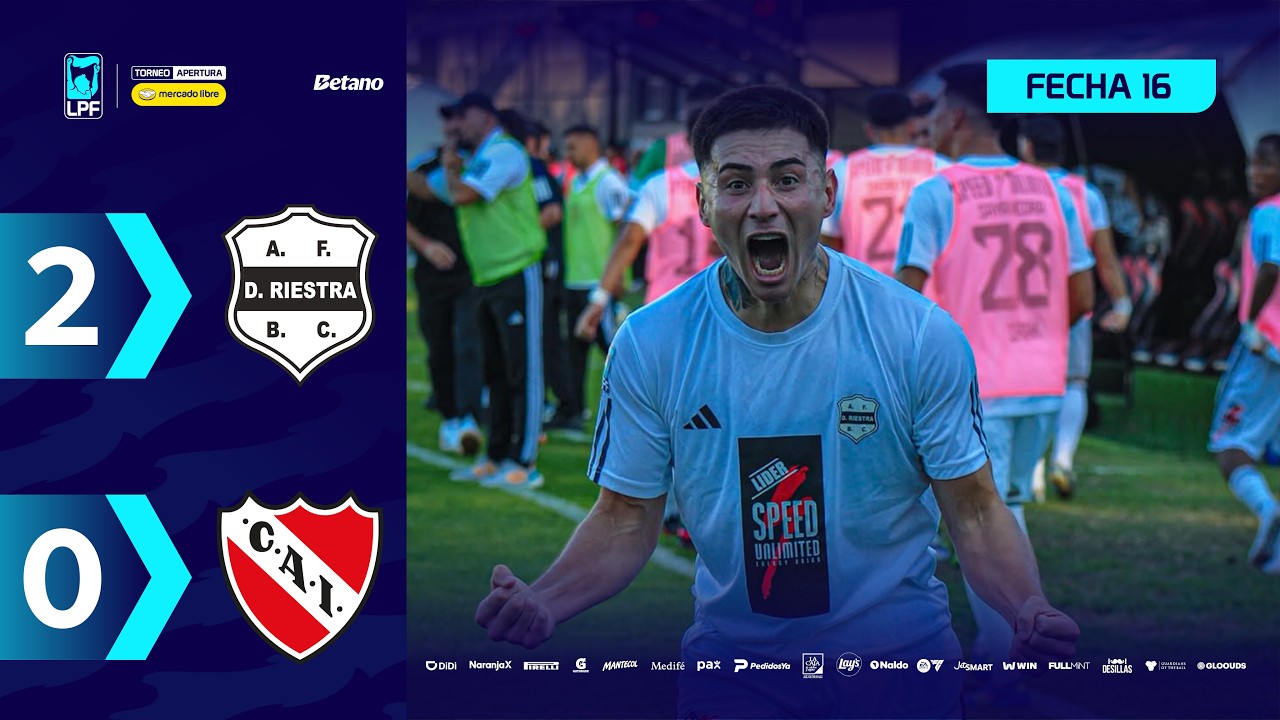 Video: DEP. RIESTRA 2 – 0 INDEPENDIENTE | Resumen del partido | #TorneoMercadoLibre 2026 🏆