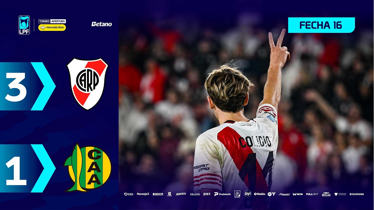 Video: RIVER 3 – 1 ALDOSIVI | Resumen del partido | #TorneoMercadoLibre 2026 🏆