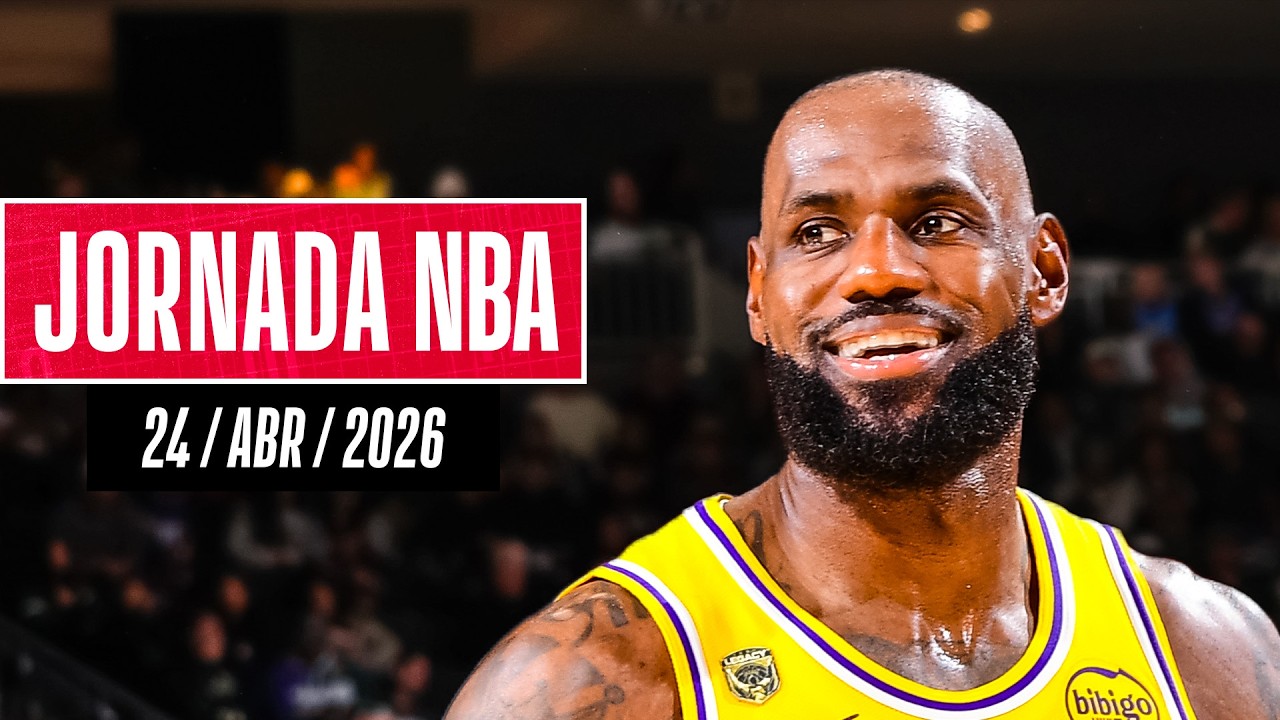 Video: ¡SHOW de LEBRON JAMES y los LAKERS y TRIUNFO en TIEMPO EXTRA! | Resultados Jornada NBA (24/abr/2026)