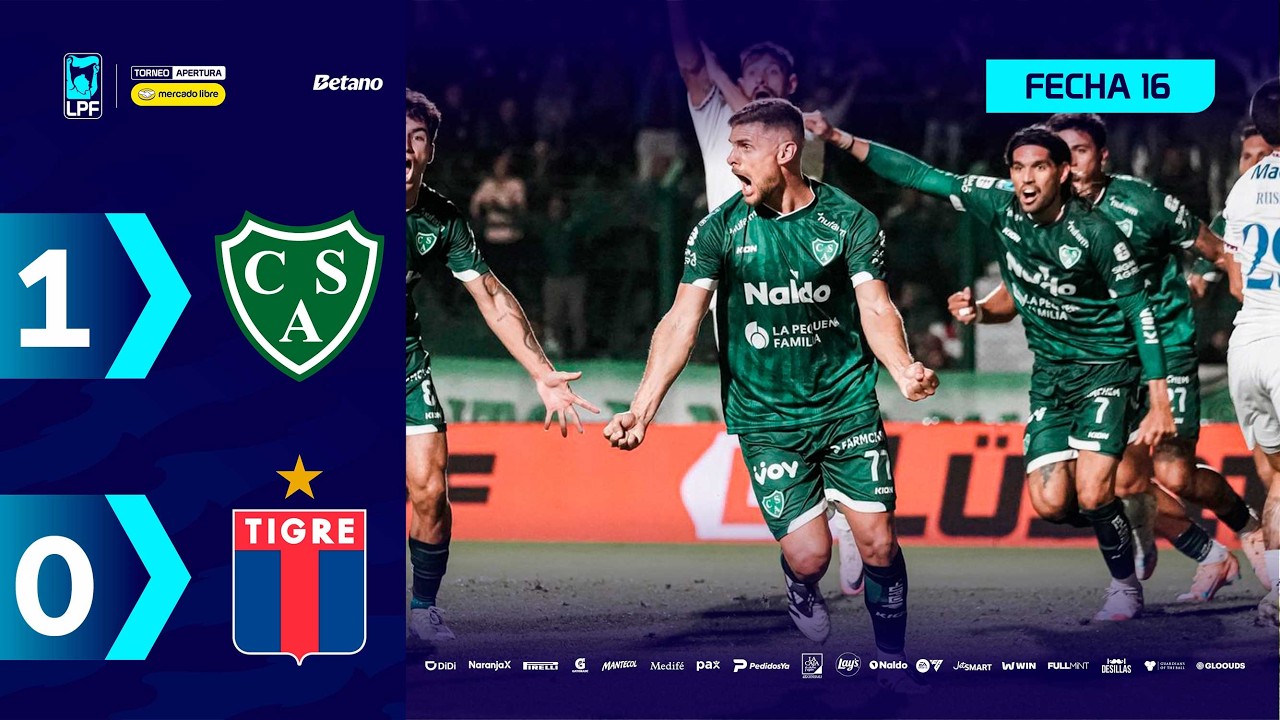 Video: SARMIENTO 1 – 0 TIGRE | Resumen del partido | #TorneoMercadoLibre 2026 🏆