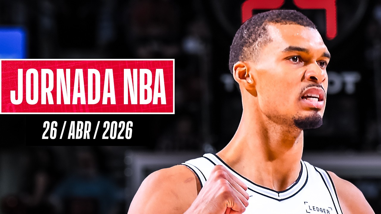 Video: ¡WEMBANYAMA SIN FRENO y los SPURS dominan la serie 3-1! | Resultados Jornada NBA (26/abril/2026)