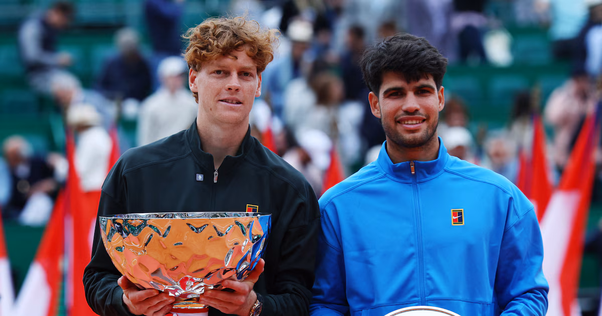 Jannik Sinner le ganó a Carlos Alcaraz la final de Montecarlo y es el nuevo N°1 del mundo: cómo quedó el ranking con 10 argentinos en el top 100