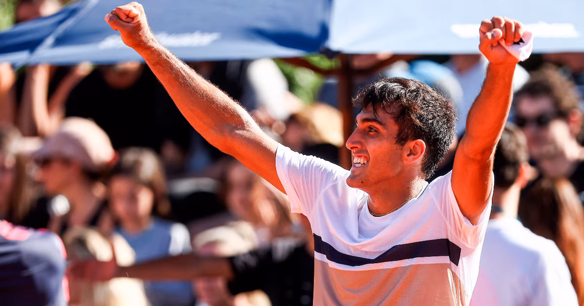 Golpe de Román Burruchaga en Houston: logró el mejor triunfo de su carrera y avanzó a cuartos