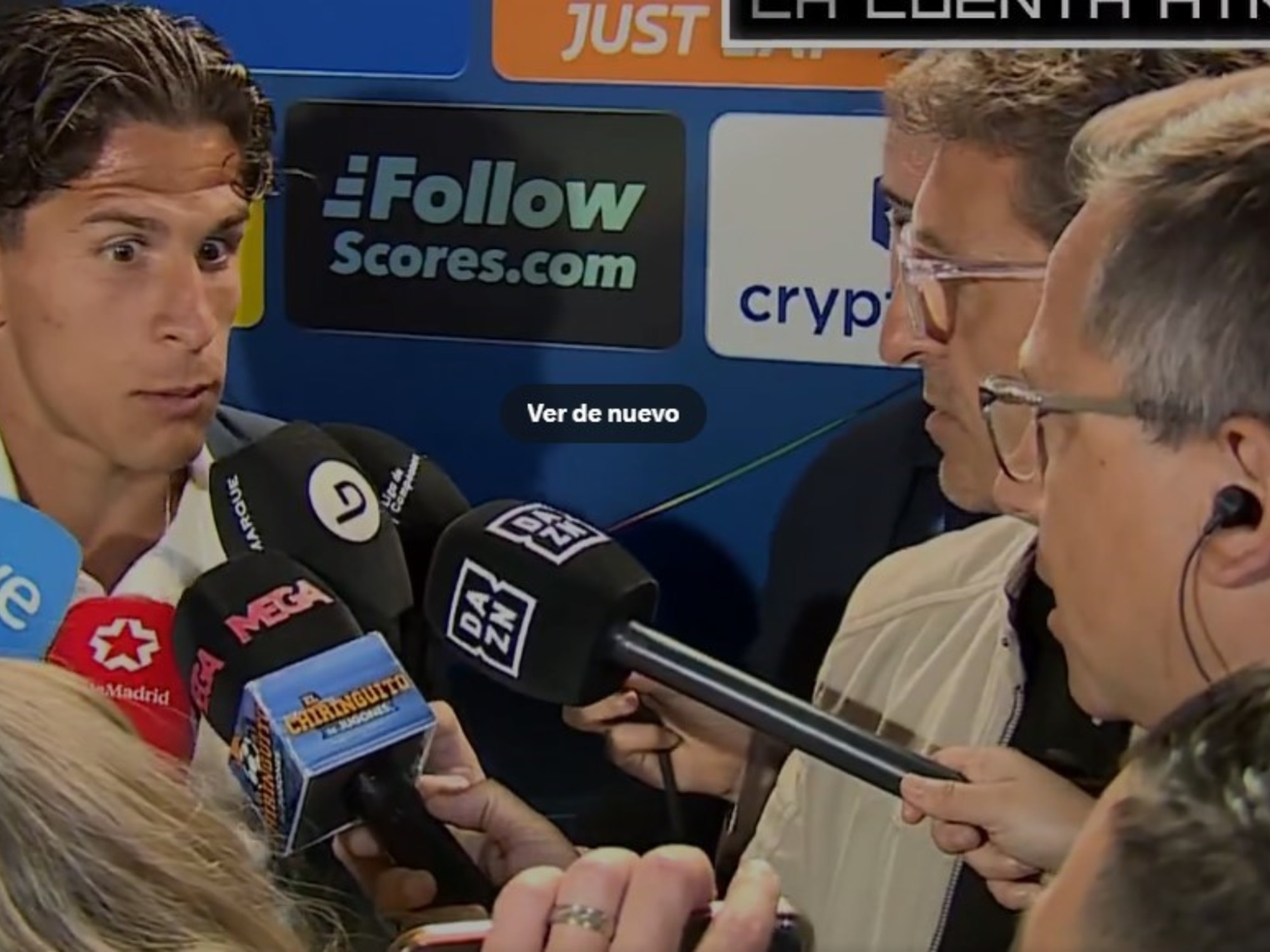 El desopilante ida y vuelta entre Giuliano Simeone y periodistas por un penal no cobrado para Barcelona