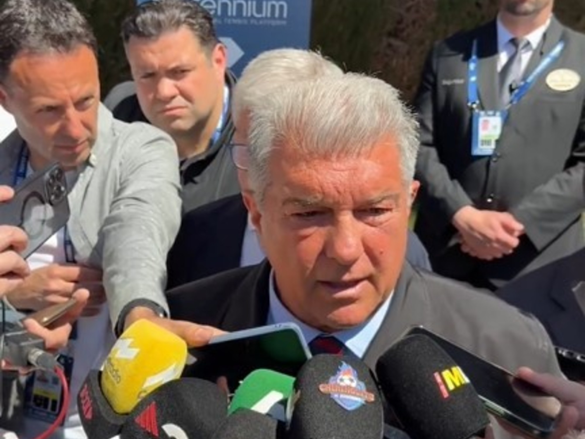 Laporta estalló contra el arbitraje en la serie ante el Atlético de Madrid: «Es una vergüenza, es intolerable»