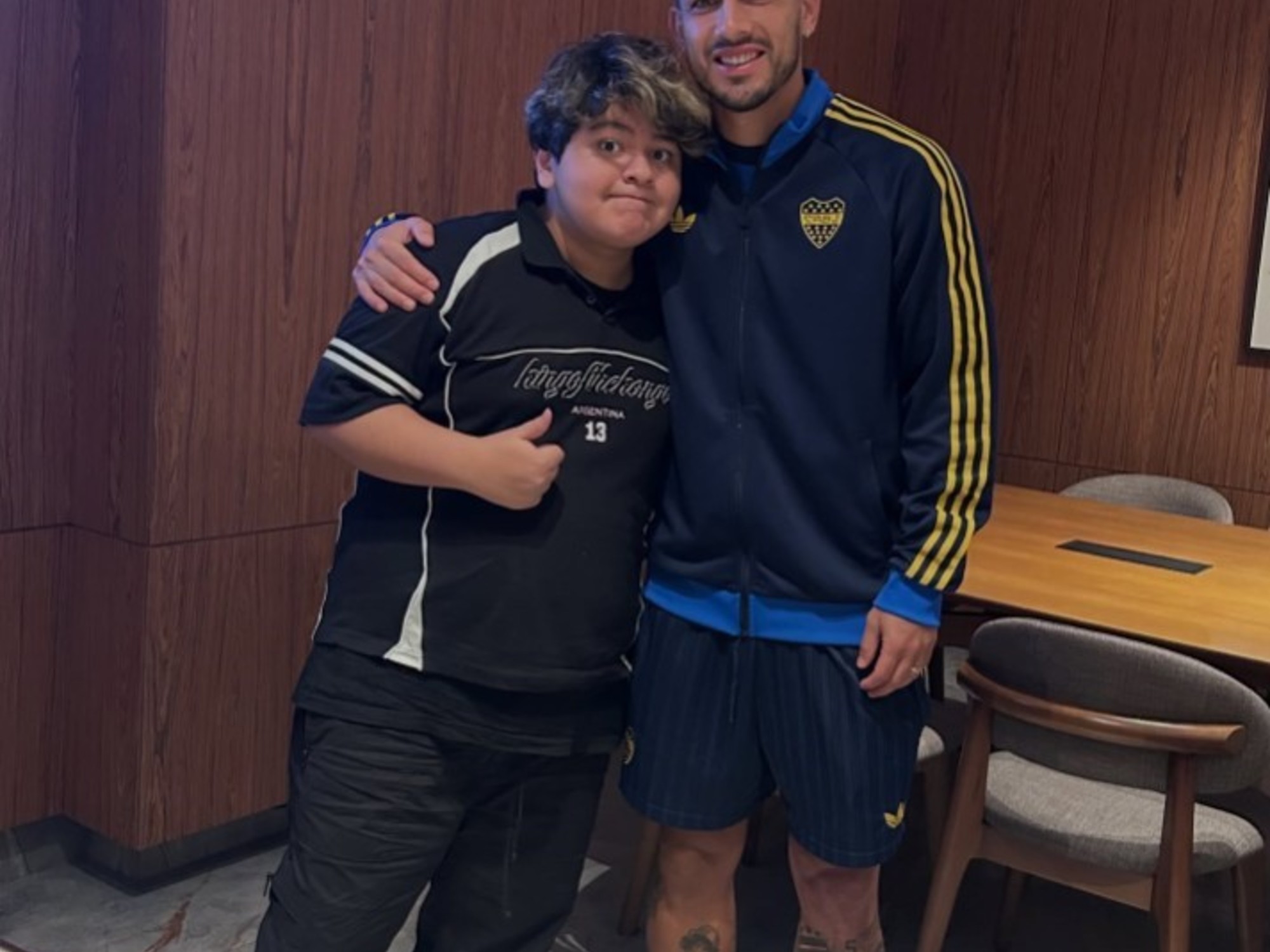 El posteo de un hijo de Maradona junto a Paredes y su «papá desde el cielo estuvo con vos» después del superclásico ganado por Boca
