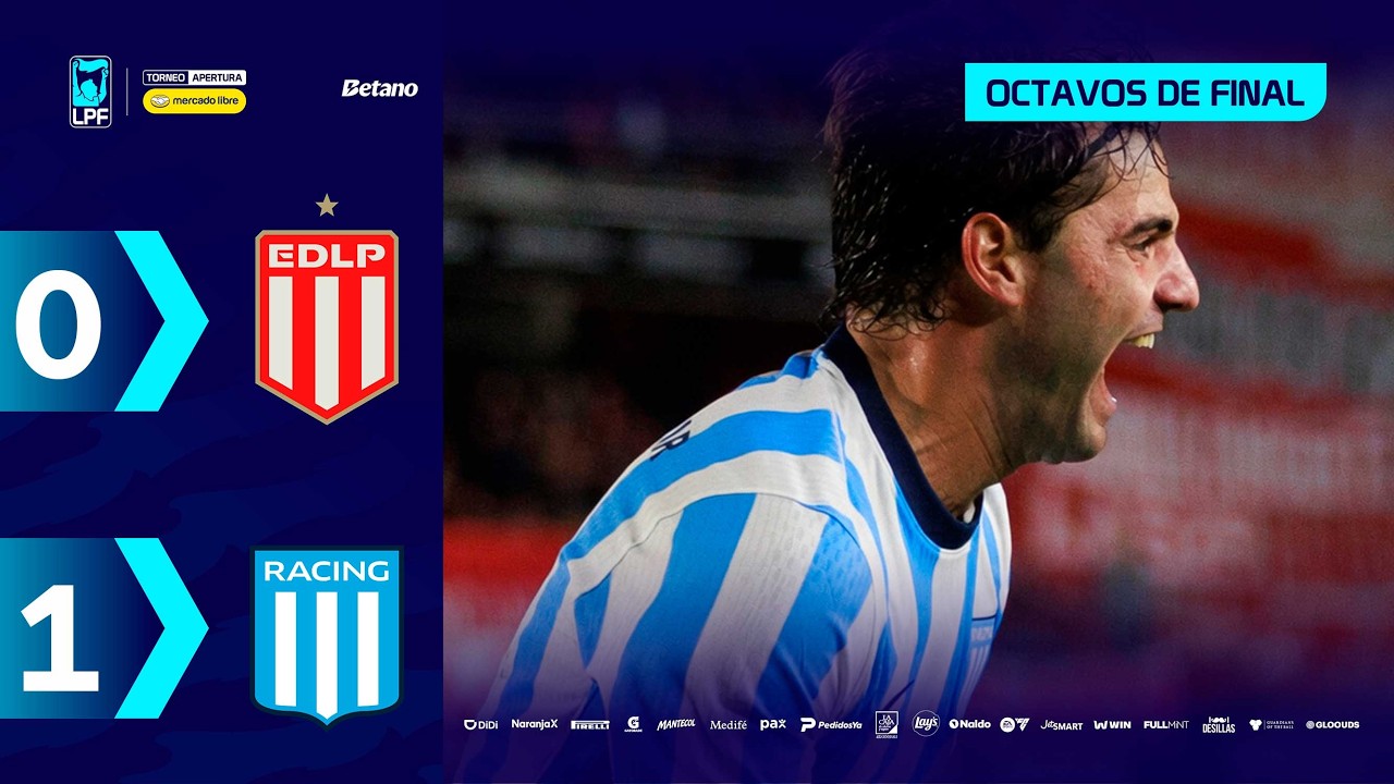 Video: ESTUDIANTES 0 – 1 RACING | Resumen del partido | #TorneoMercadoLibre 2026 🏆