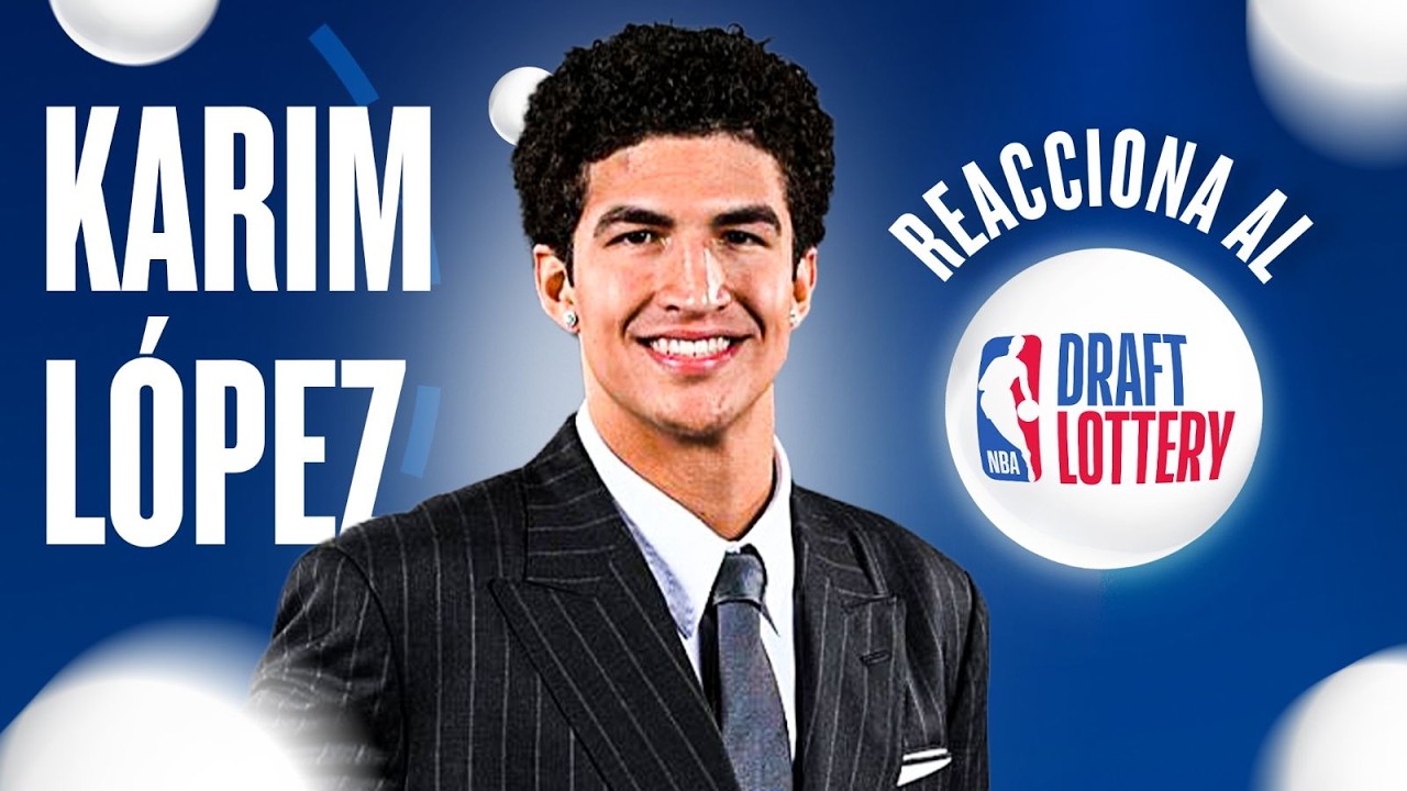 Video: KARIM LÓPEZ ya comenzó a escribir su HISTORIA en la NBA en el DRAFT LOTTERY 🤯