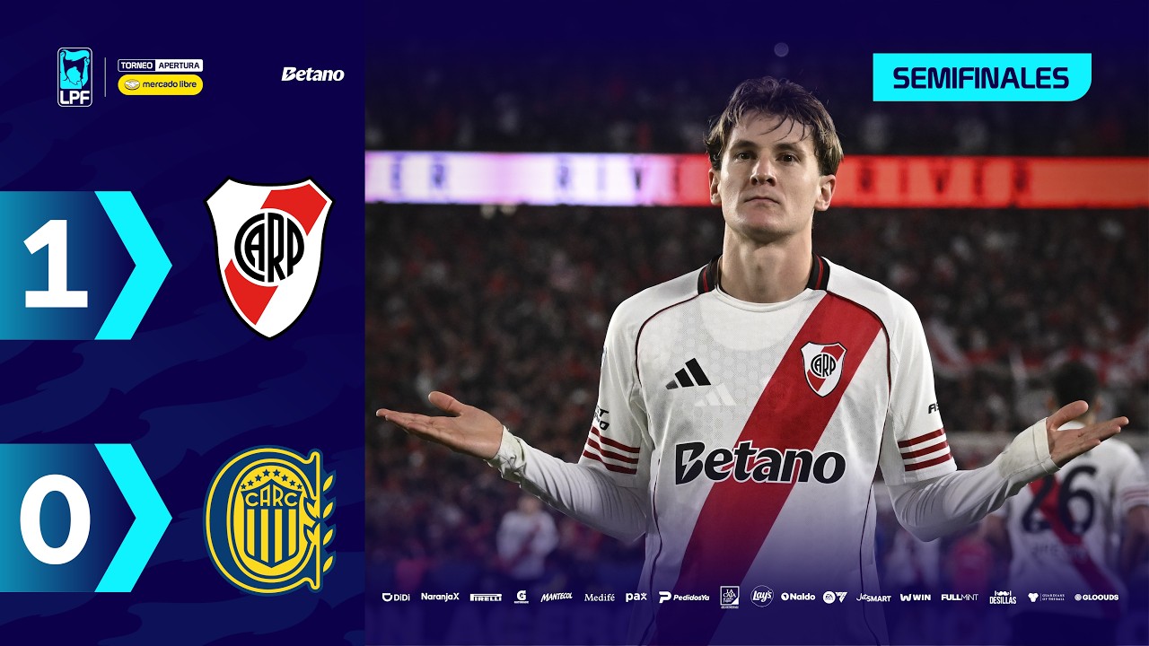 Video: RIVER 1 – 0 ROSARIO CENTRAL | Resumen del partido | #TorneoMercadoLibre 2026 🏆