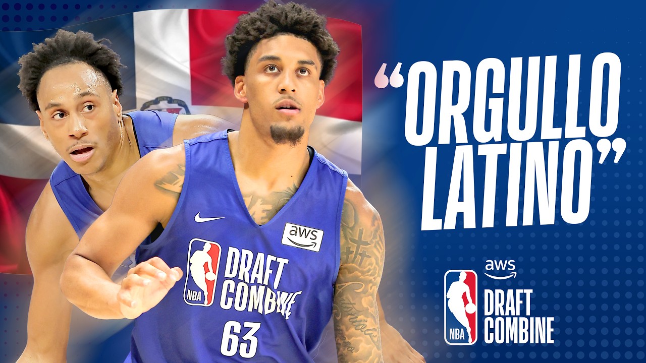 Video: ¡ORGULLO LATINO en el NBA Draft Combine! Rafael Castro y Yaxel Lendeborg hablan de su camino 🇩🇴🔥