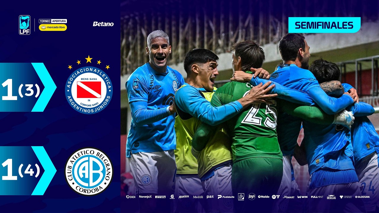 Video: ARGENTINOS 1 (3) – (4) 1 BELGRANO | Resumen del partido | #TorneoMercadoLibre 2026 🏆