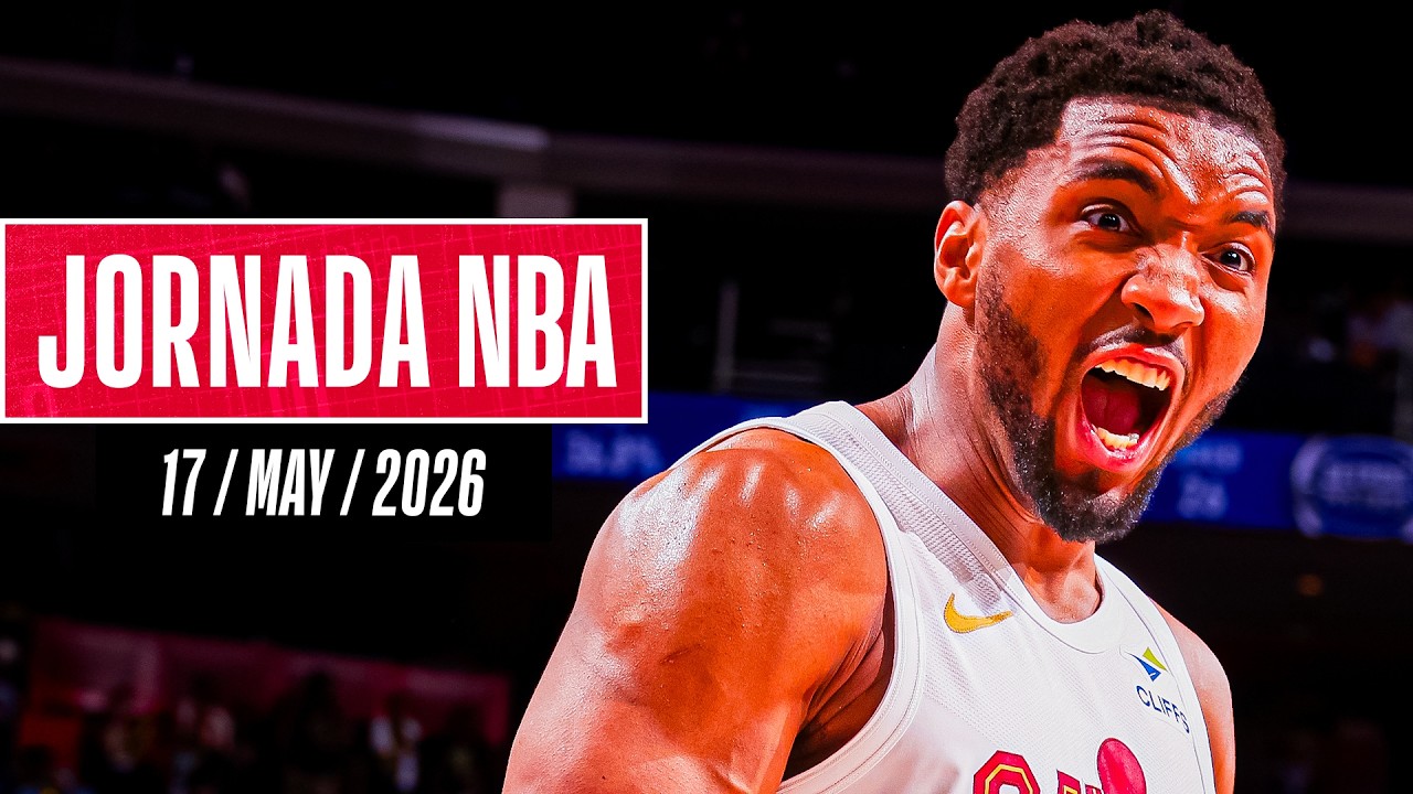 Video: ¡DONOVAN MITCHELL y los CAVS dominan el Juego 7 ante PISTONS! | Resultados Jornada NBA (17/may/2026)