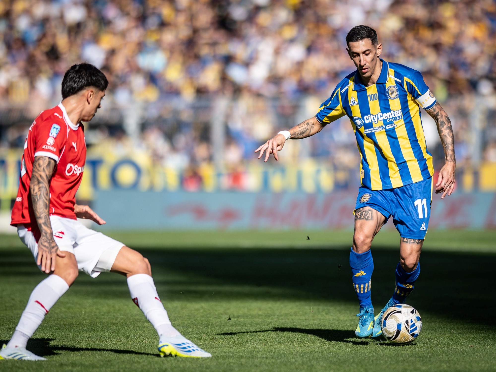 Di María, tras la victoria: del «carnaval» al palo a Independiente