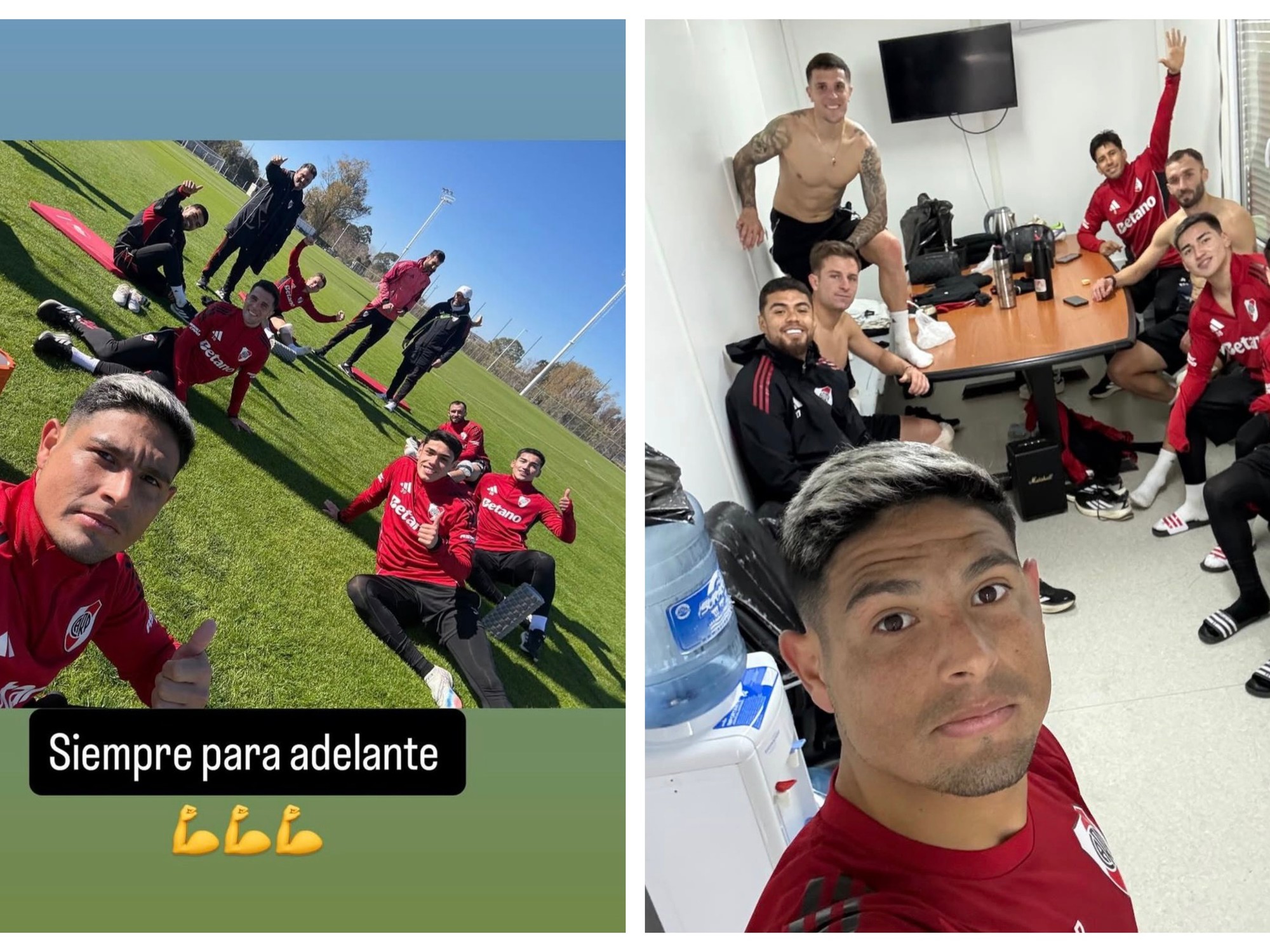 Las sorpresivas historias de Maxi Salas junto a los borrados de River