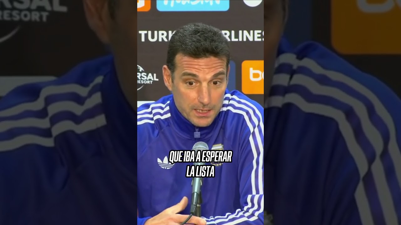 Video: ¿QUÉ LE DIJO MESSI A SCALONI ANTES DE PRESENTAR LA LISTA DE COVOCADOS? | #Shorts