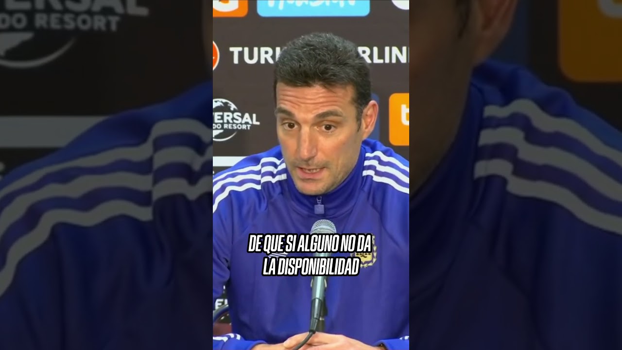 Video: «SI TENEMOS QUE TOMAR UNA DECISIÓN, LA VAMOS A TOMAR»: Scaloni en conferencia | #Shorts