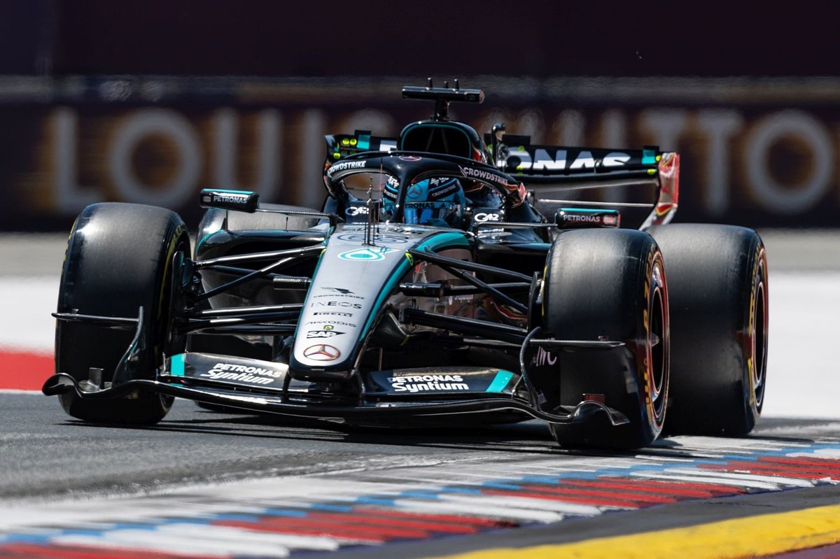Russell responde a Antonelli en la FP3 de la F1 en Austria; Colapinto es 14° y Checo Pérez 19°