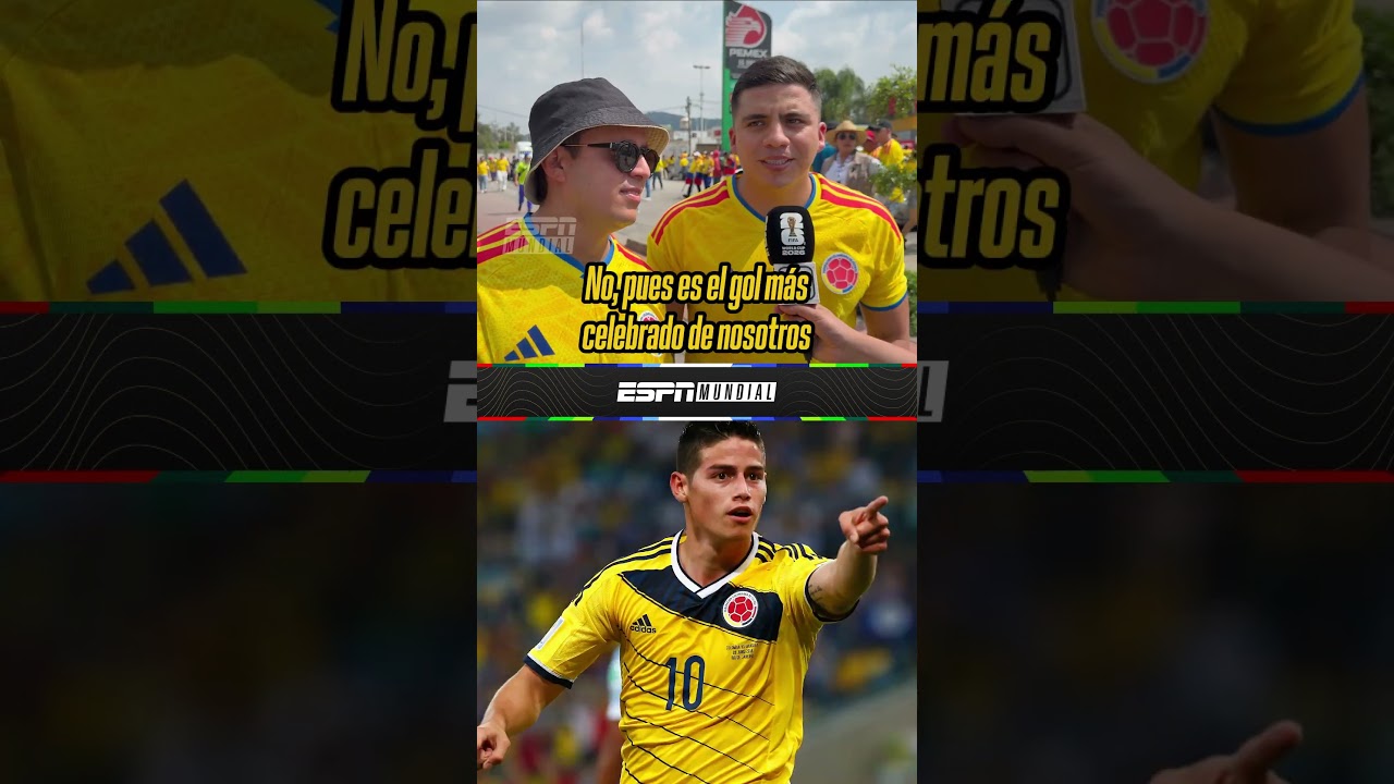 Video: ¡IMBORRABLE EL ANIVERSARIO DEL GOLAZO DE JAMES EN EL 2014! | #ESPMundial | #Shorts