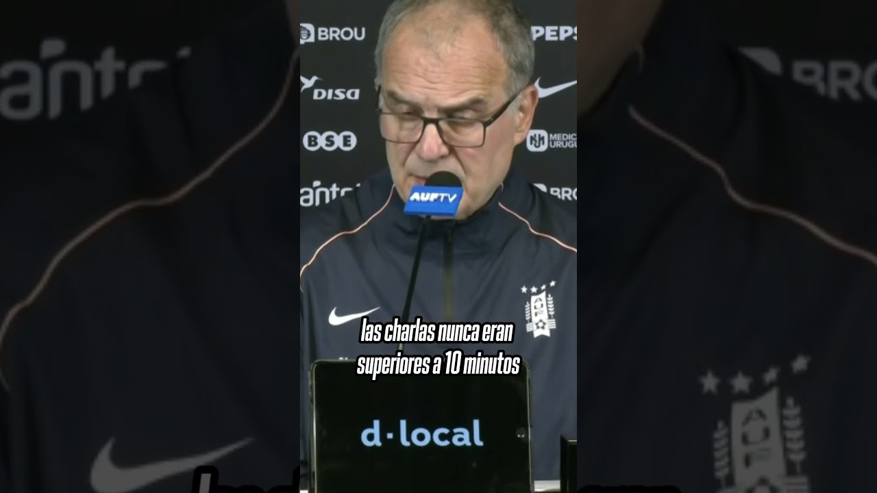 Video: ¡A BIELSA LE PIDIERON REDUCIR LAS CHARLAS! ⚡ #ESPNMundial #Shorts