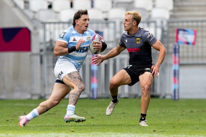 Los Pumas 7’s vencieron a Alemania y van por el pase a cuartos ante Francia en el Seven de Burdeos :: Olé