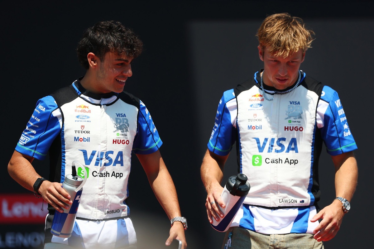 "Ahora mismo están en racha": Racing Bulls suma puntos con Lawson y Lindblad