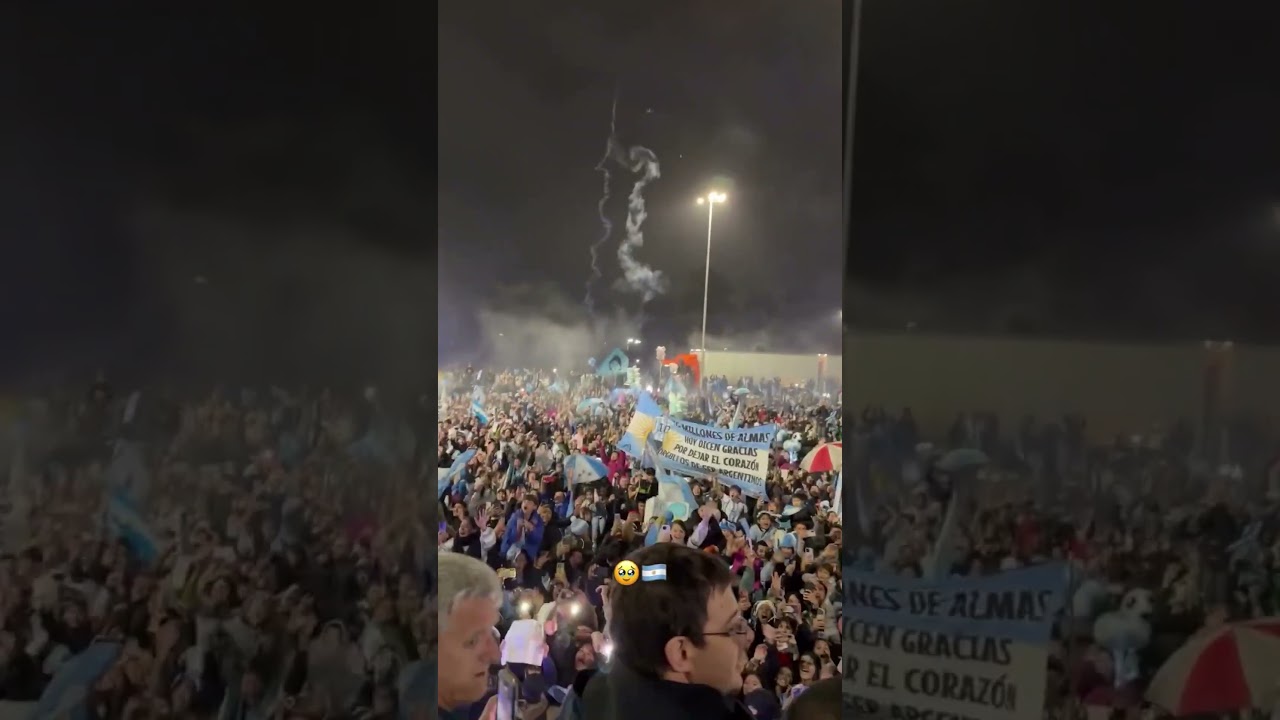 Video: MARCOS SENESI CAPTURÓ LA EMOCIÓN DE LA GENTE AL RECIBIR A ARGENTINA | #ESPNMundial | #Shorts